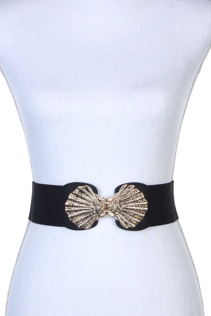 Metal Buckle Stretch Belt