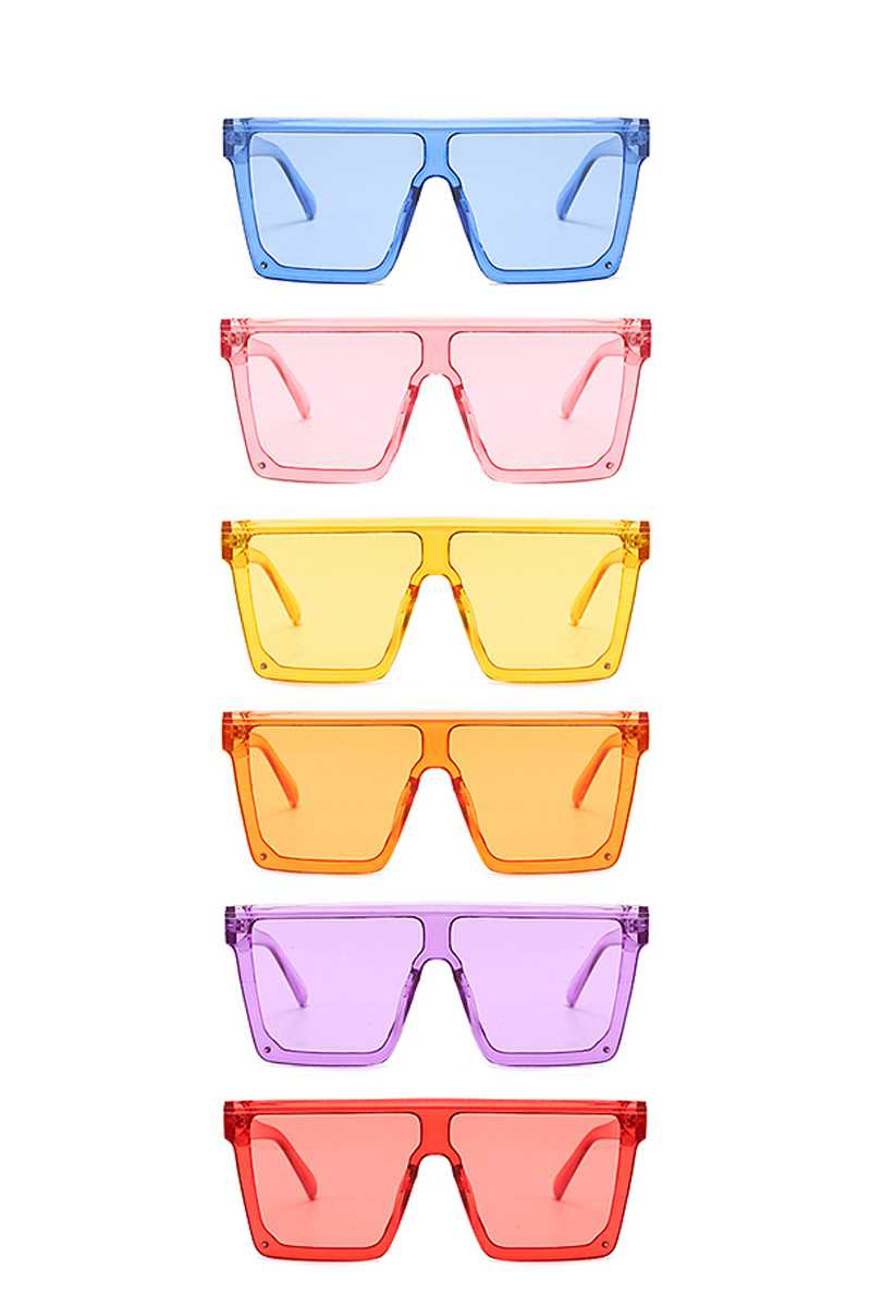 Modern Retro Summer Cool Vibes Colored Sunglasses