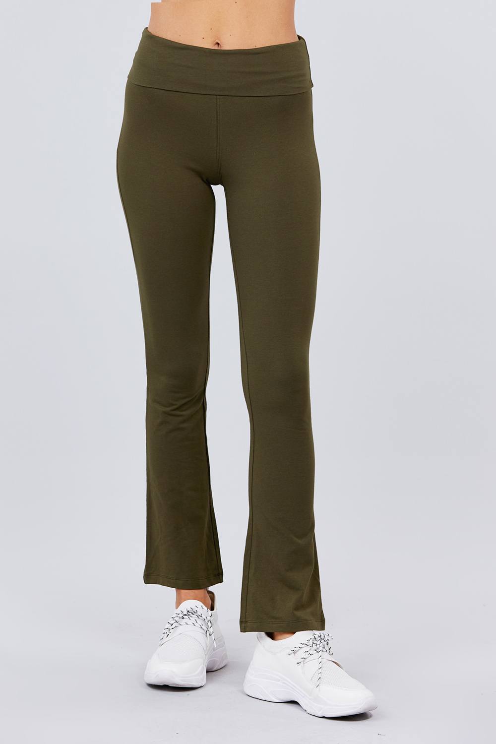 Banded Waist Yoga Pants