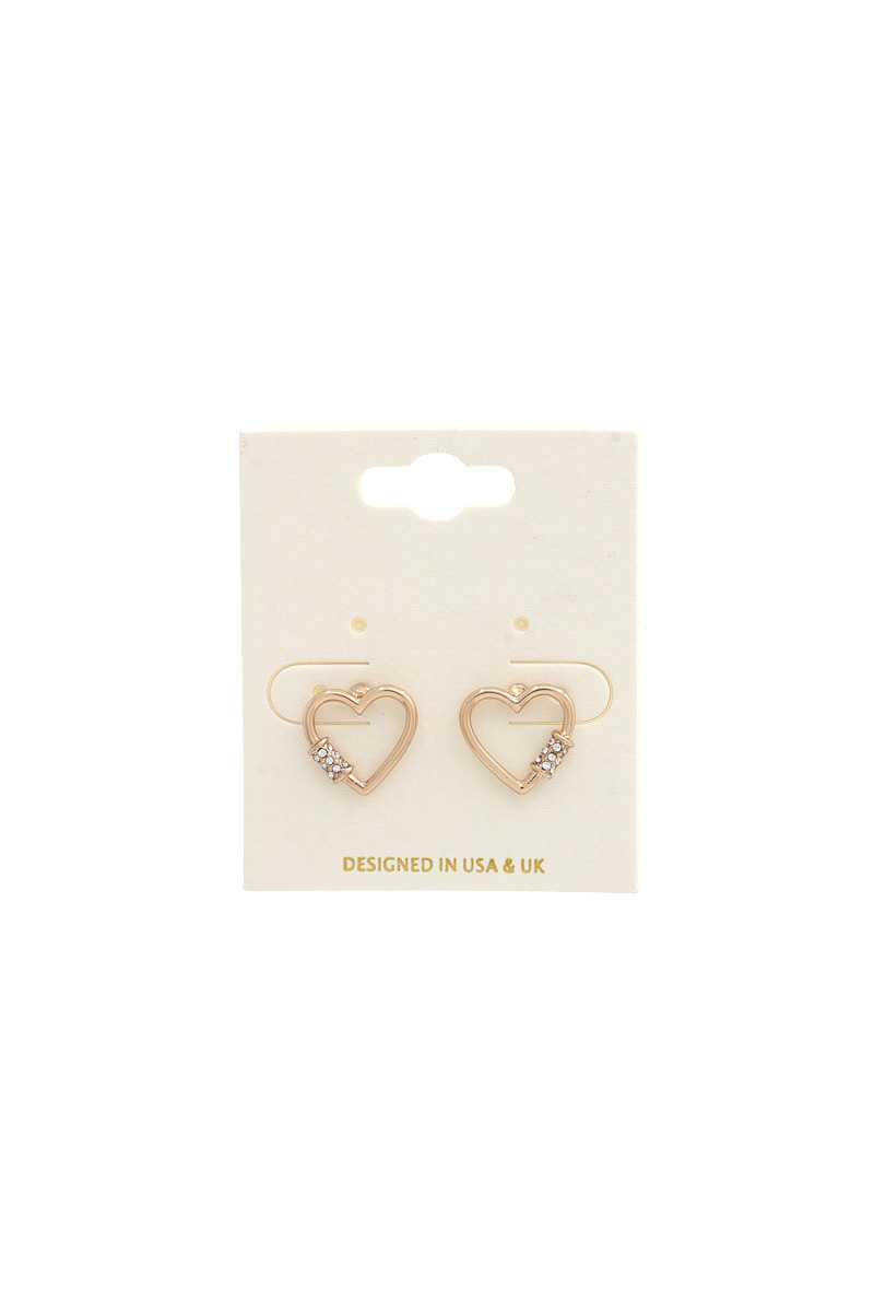 Heart Shape Metal Earring