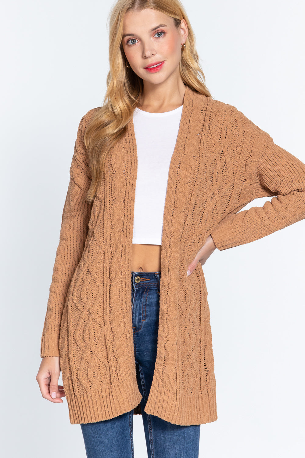 Chenille Sweater Cardigan